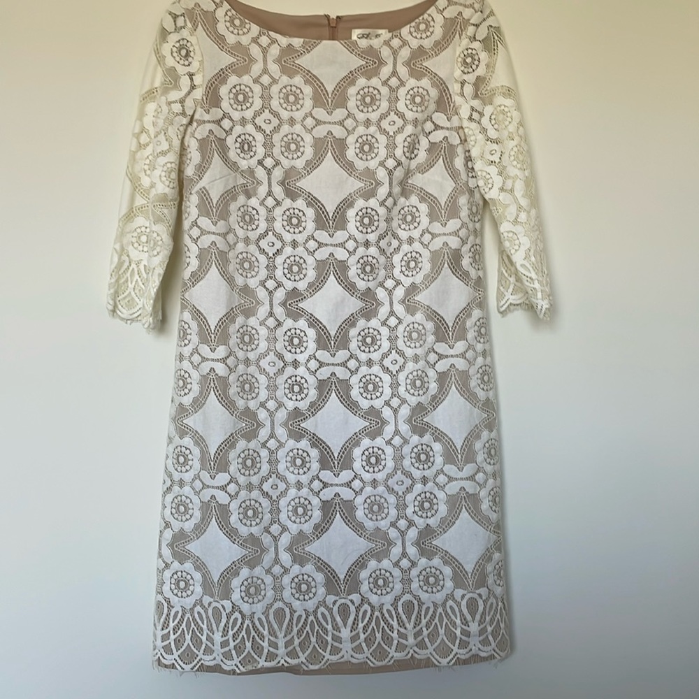 Cream colored dress